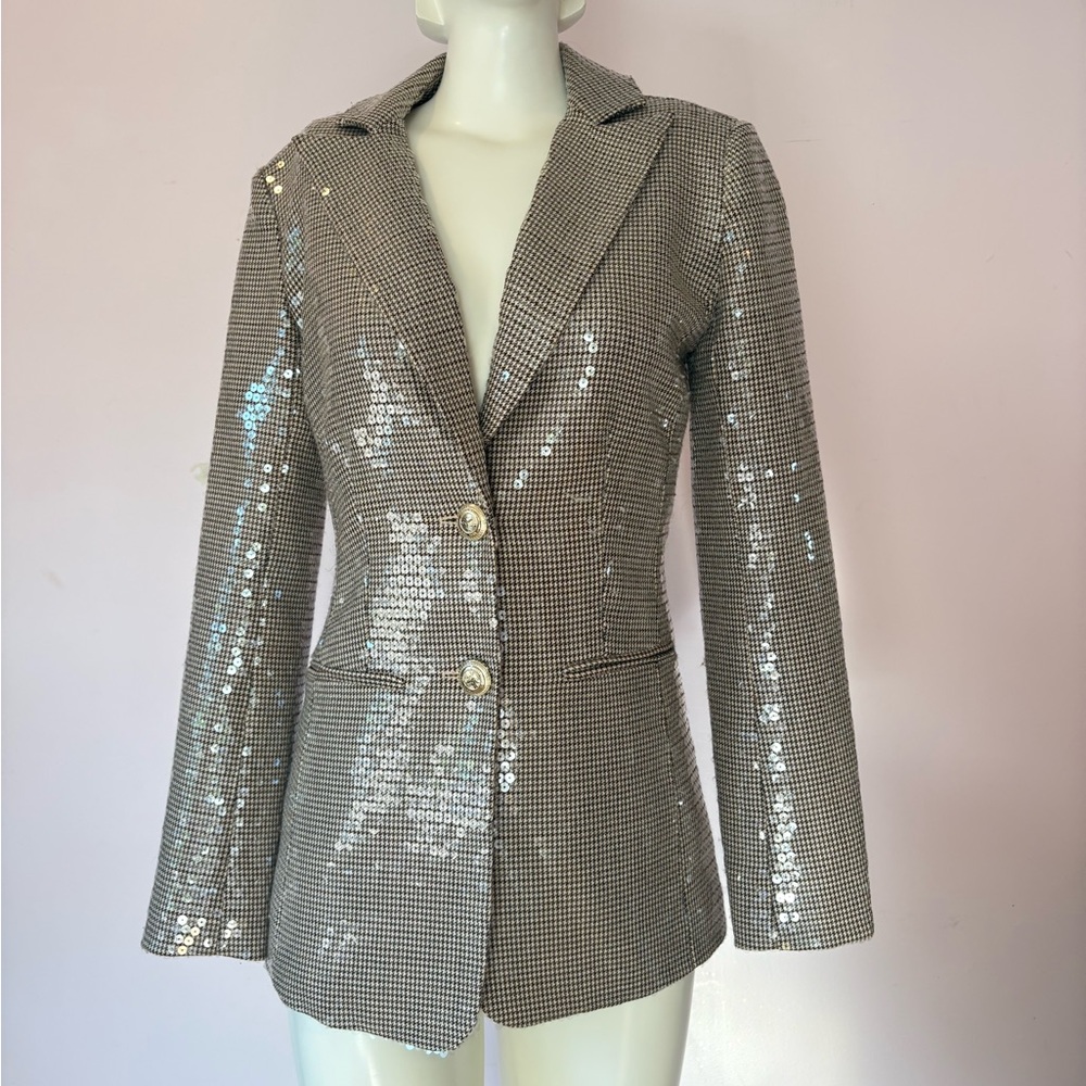 Retrofête Sequin Embellished Blazer - Picture 5 of 10